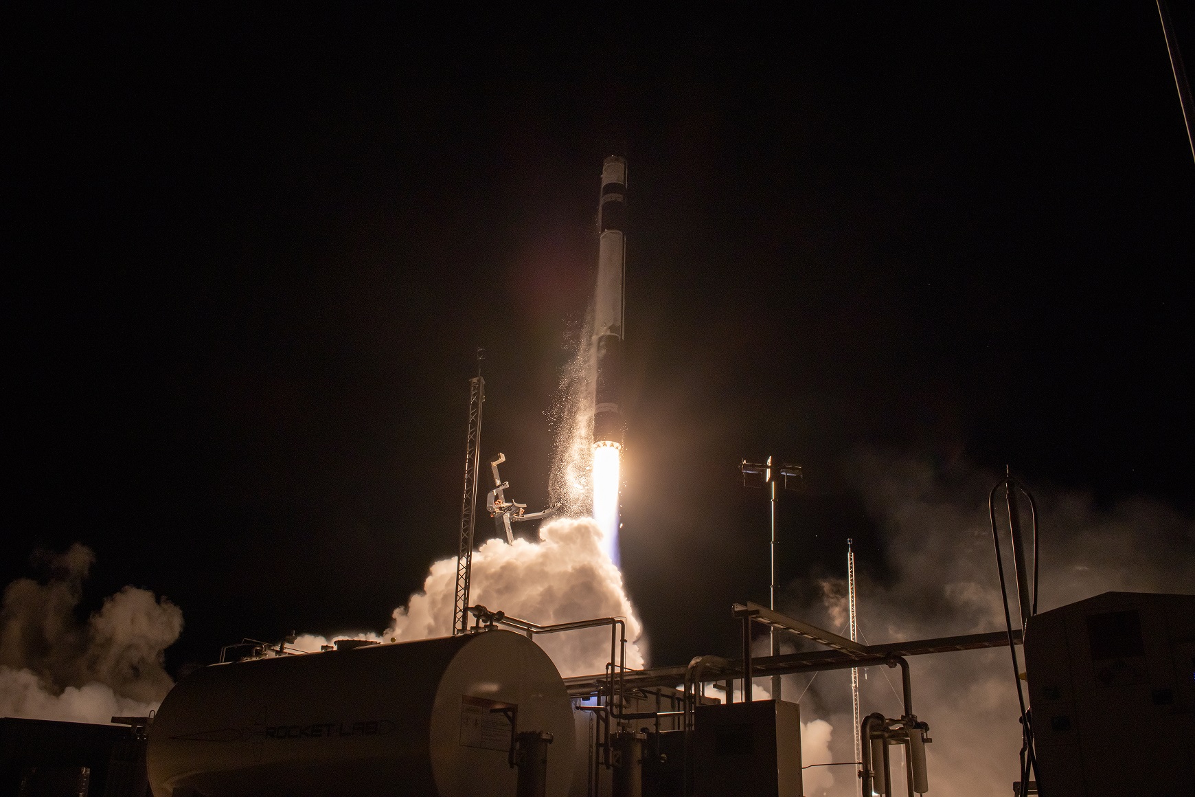The Owl's Night Begins lifts off the pad