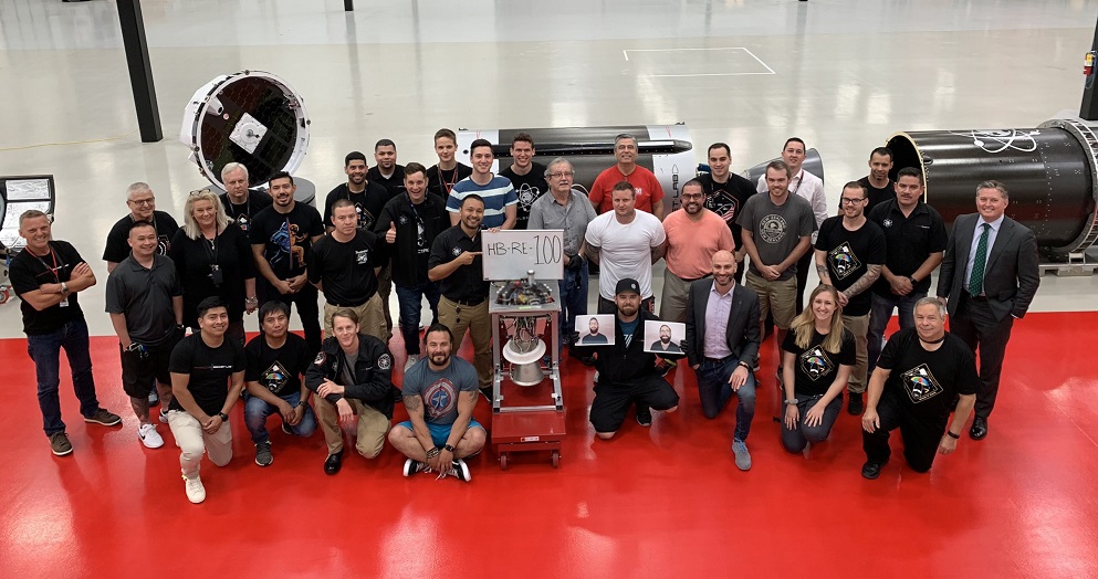 Rocket Lab Celebrates 100th Rutherford Engine Build