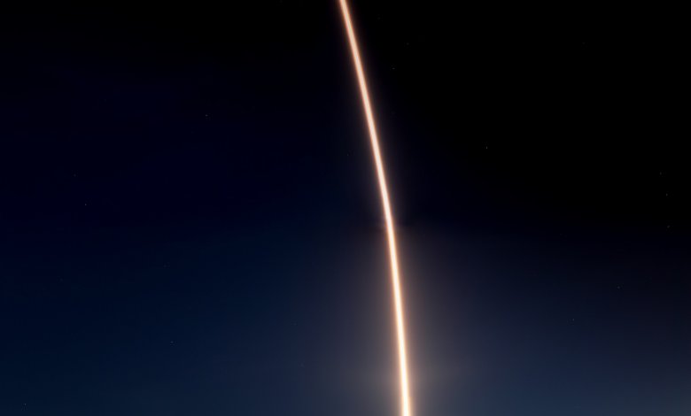 Electron's first night launch. Image credit: Patrick Rogers
