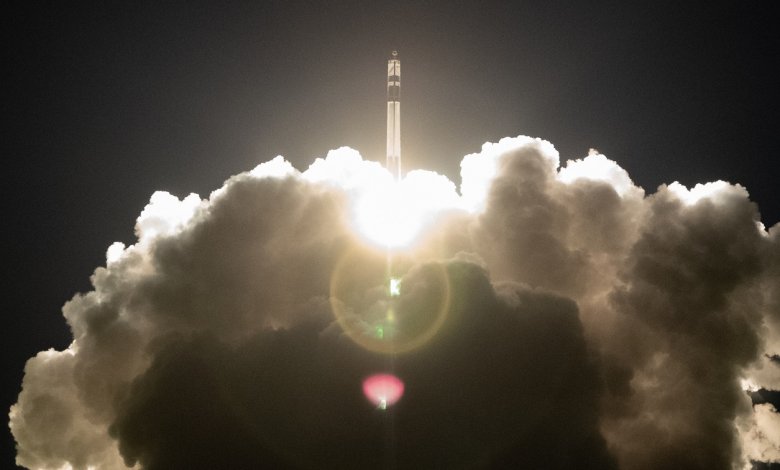 Electron lift's off from LC-1 for the STP-27RD mission