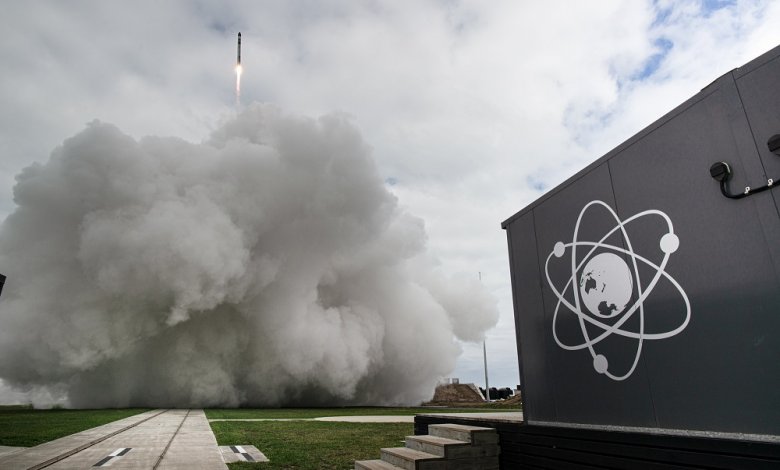 Lift-off of 'They Go Up So Fast' from Rocket Lab Launch Complex 1