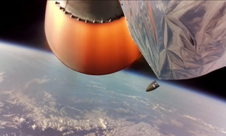 NASA ELaNa-19 mission fairing separation