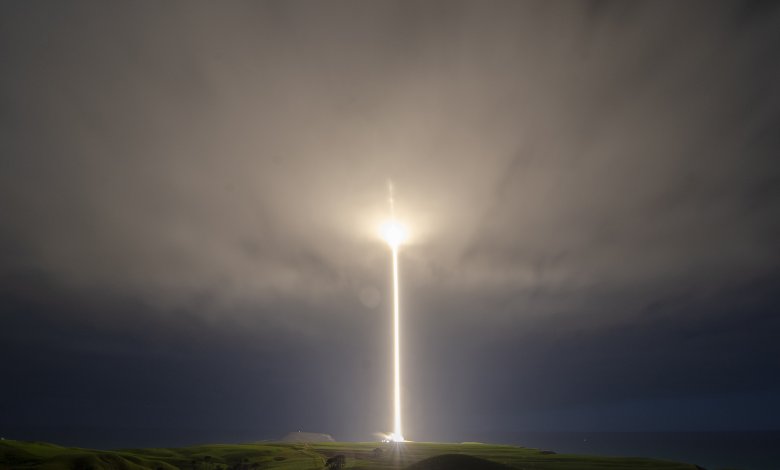 Lift-off. Credit: Sam Toms