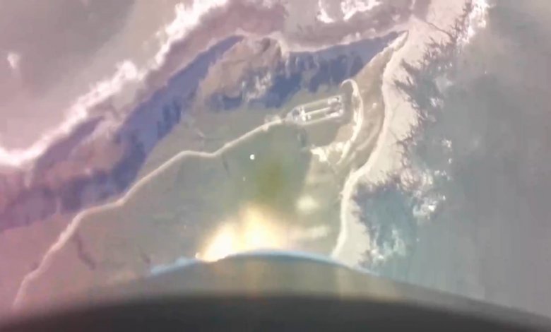 The view of LC-1 during lift-off
