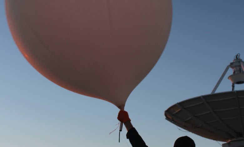 Weather Balloon release at Rocket Lab LC-1